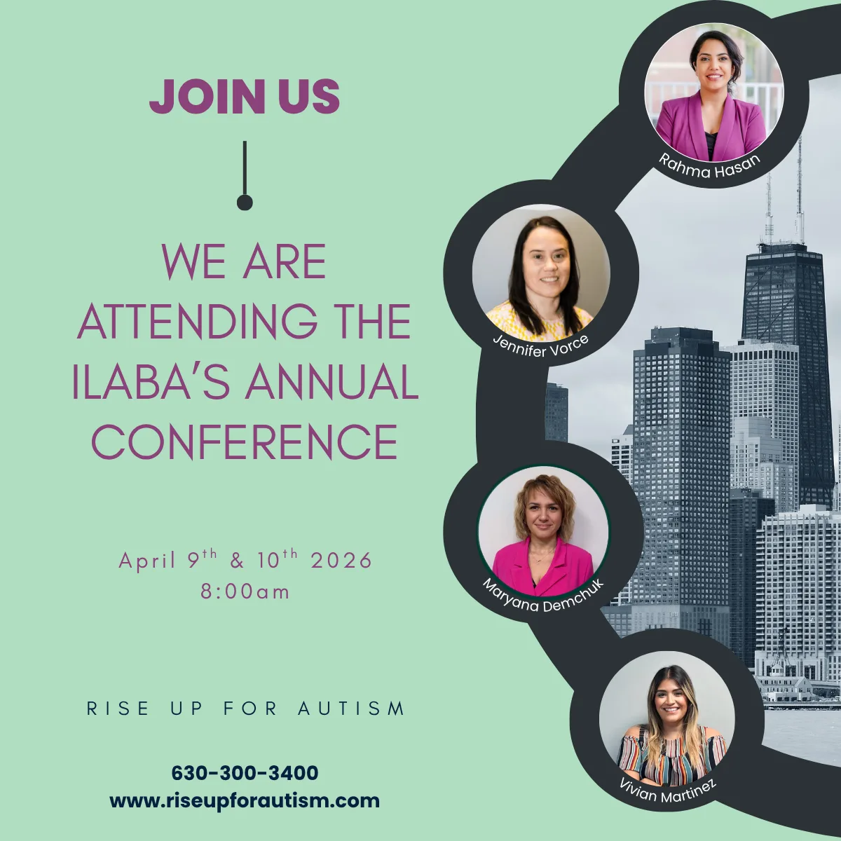 Flyer for Illinois' ABA Annual Conference, April 9-10