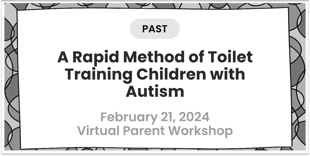 Flyer for the parent toilet training workshop, February 21